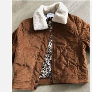 Suncoo Paris MANTEAU ETHAN Cropped Jacket - Color: Camel - Size T1 (S)